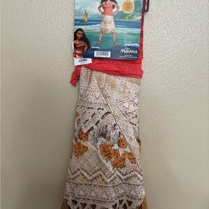 Disney Moana Beige and Orange Swim Sarong